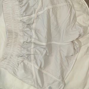 White Lululemon Size 4 Shorts